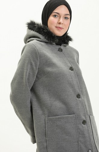 Dark Gray Coat 4020-08