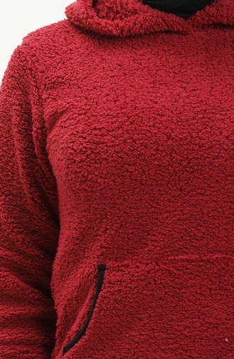 Claret red Sweatshirt 6000-07