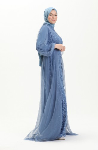 Habillé Hijab Indigo 5383-24