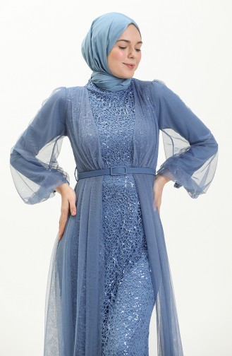 Habillé Hijab Indigo 5383-24