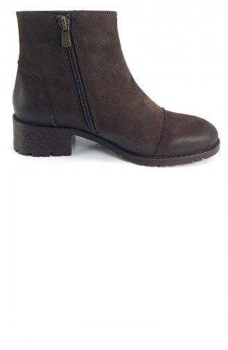 Bottes-Bottines Couleur Brun 12733