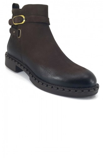 Bottes-Bottines Couleur Brun 12738