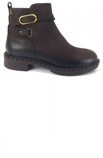 Bottes-Bottines Couleur Brun 12738