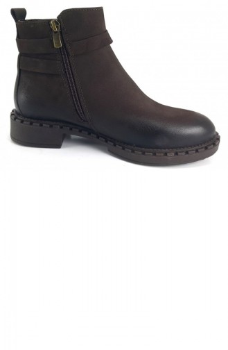 Bottes-Bottines Couleur Brun 12738