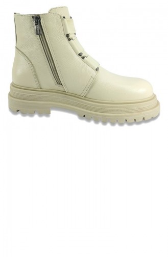 Beige Bot-bootie 12740