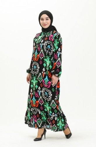 Robe Hijab Noir 6670-01