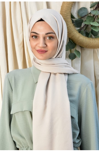 Burden Colourway Desenli Şal Dsn-1 000043-15 Kum Beji
