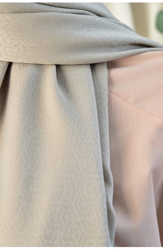 Burden Colourway Desenli Şal Dsn-1 000043-09 Açık Kahve