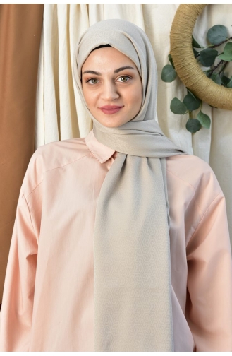 Burden Colourway Desenli Şal Dsn-1 000043-09 Açık Kahve