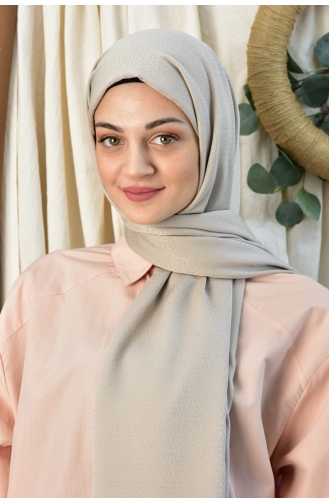 Burden Colourway Desenli Şal Dsn-1 000043-09 Açık Kahve