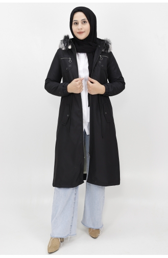 Schwarz Mantel 9020-01