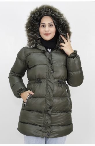 Khaki Winter Coat 314-03