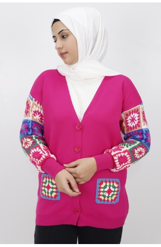 Fuchsia Strickjacke 4332-03