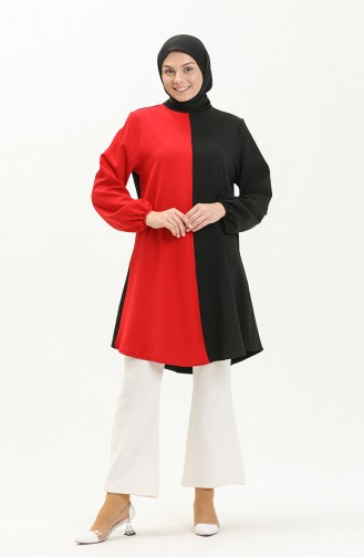 Garnish Tunic 1821-01 Black Red 1821-01