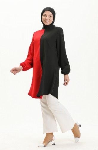 Garnish Tunic 1821-01 Black Red 1821-01