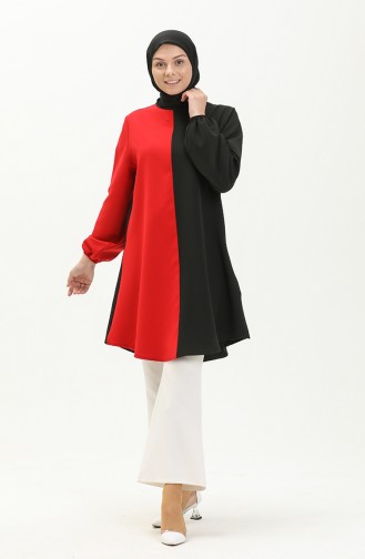 Garnish Tunic 1821-01 Black Red 1821-01