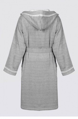 Anthracite Towel and Bathrobe Set 007.Antrasit