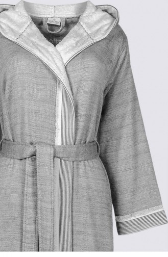 Anthracite Towel and Bathrobe Set 007.Antrasit