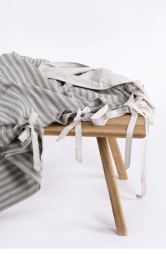 Ecocotton Ala Çift Kişilik Nevresim Takımı 100 Organik Pamuk Keten Yeşil 200X220 Cm Yeşil