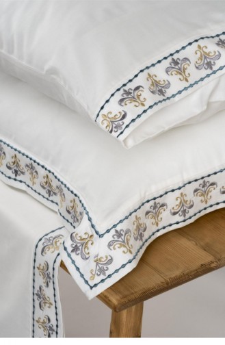  Bedlinen Set 220x240-R004.Krem