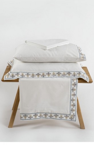  Bedlinen Set 220x240-R004.Krem