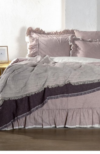 Ensemble Housse de Couette  160x240-R192.Mor-Mor