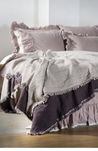 Ensemble Housse de Couette  160x240-R192.Mor-Mor