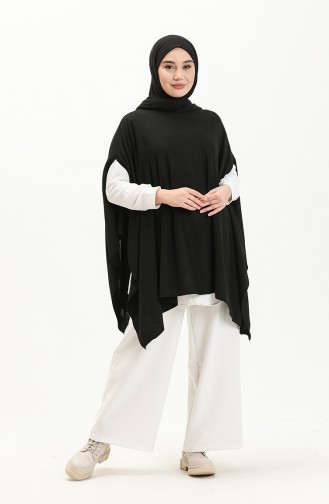 Poncho Tricot 3125-07 Noir 3125-07