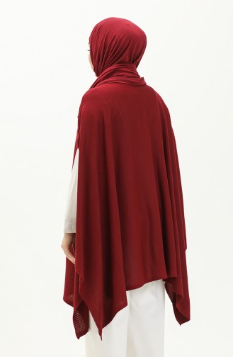 Poncho Tricot 3125-08 Bordeaux 3125-08