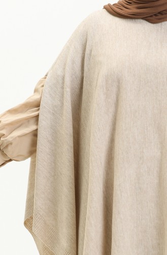 Beige Poncho 3125-10