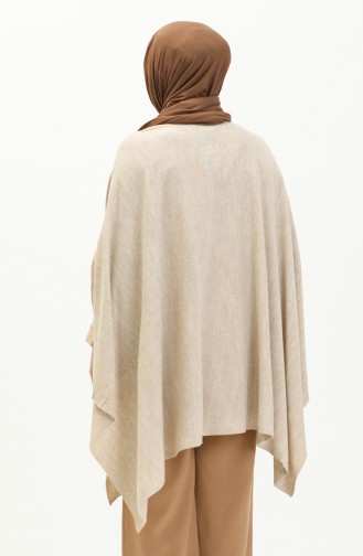 Poncho Tricot 3125-10 Beige 3125-10