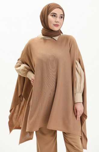 Milchkaffee Poncho 3125-11