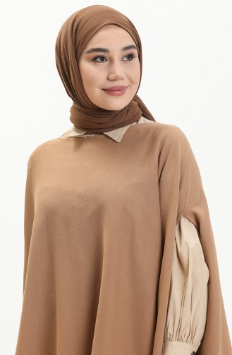 Milchkaffee Poncho 3125-11