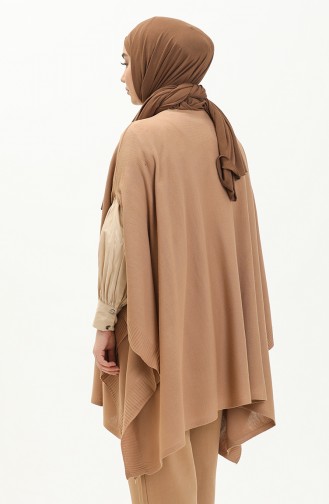 Poncho Tricot 3125-11 Café au Lait 3125-11