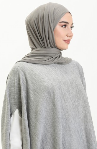 Poncho Tricot 3125-12 Gris Clair 3125-12