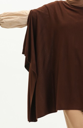 Black Coffee Poncho 3125-14
