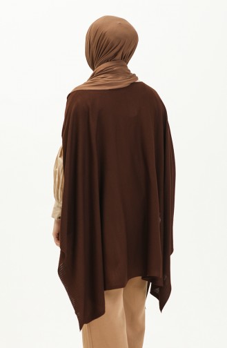 Black Coffee Poncho 3125-14