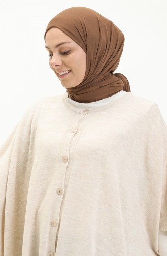 Beige Poncho 3265-07