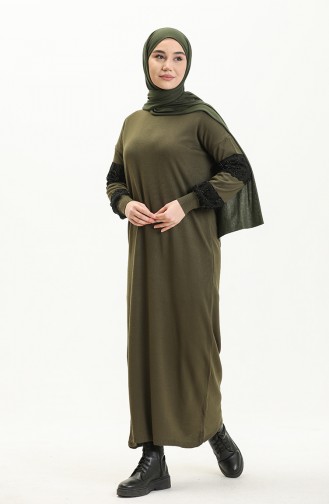 فستان كاكي 3351-09