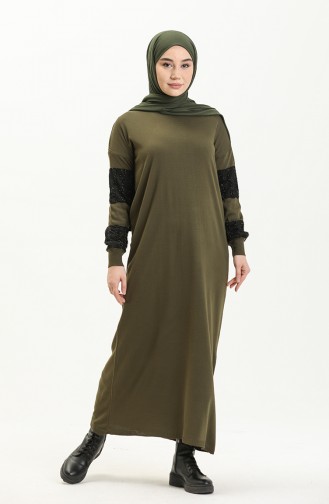 فستان كاكي 3351-09