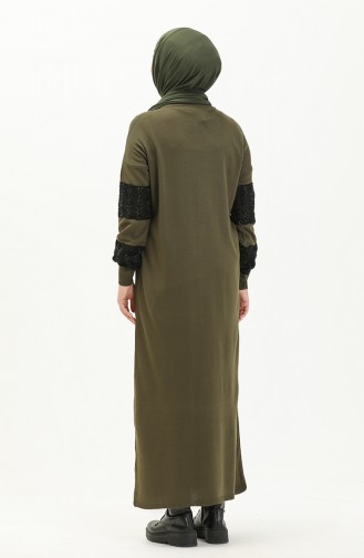 فستان كاكي 3351-09