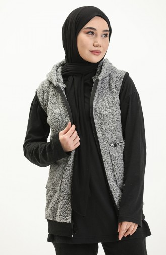 Gilet à Capuche Welsoft 6001-03 Gris 6001-03