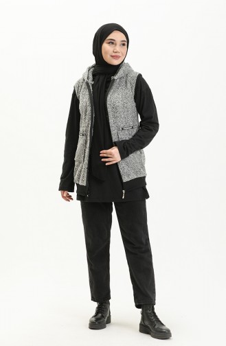 Gilet à Capuche Welsoft 6001-03 Gris 6001-03