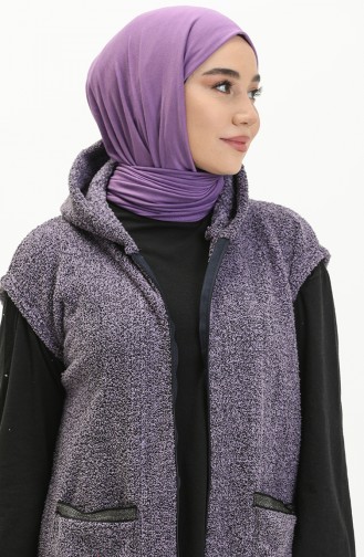 Gilet à Capuche Welsoft Grande Taille 6002-02 Pourpre 6002-02