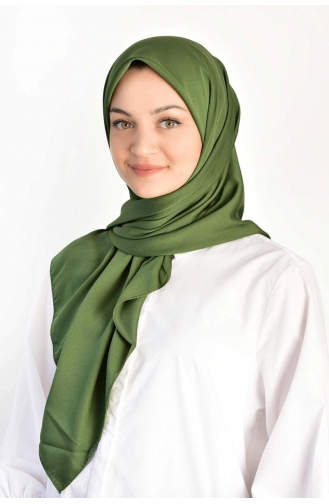 Soft Rayon Düz Eşarp 000045-15 Haki