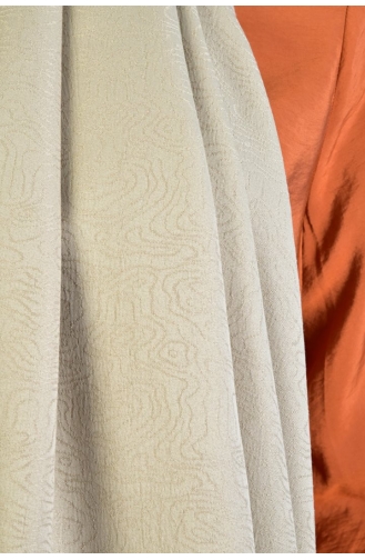 Burden Colourway Desenli Şal Dsn-2 000046-02 Vizon
