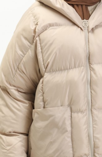 Manteau Matelassé à Capuche 9009-05 Pierre 9009-05