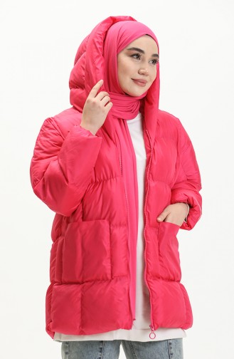 Fuchsia Winter Coat 9009-08