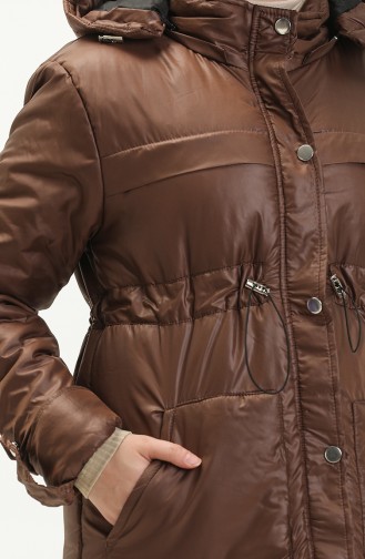 Puffer Coat 9015-01 Brown 9015-01