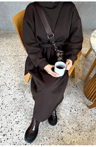 Robe Hijab Café amer 00207-04